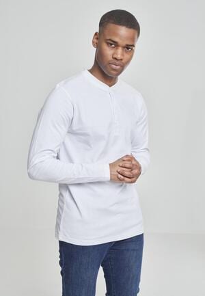 Urban Classics TB276 - Basic Henley L/S Tee