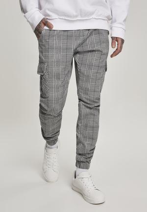 Urban Classics TB3138 - AOP Glencheck Cargo Jog Pants