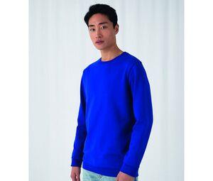 B&C BCU01W - Round neck sweatshirt Navy Blue