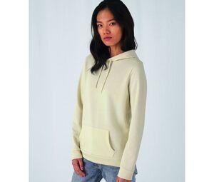 B&C BCW04W - Hooded sweatshirt # woman Heather Royal Blue