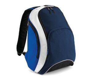 BAG BASE BG571 - Sac à dos Teamwear French Navy/ Bright Royal/ White