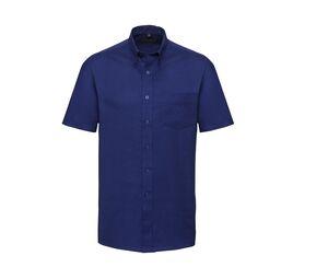 Russell Collection JZ933 - Mens Short Sleeve Easy Care Oxford Shirt