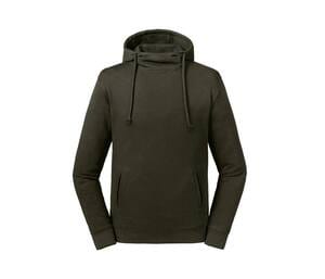 Russell RU209M - Pure Organic high neck hooded sweatshirt