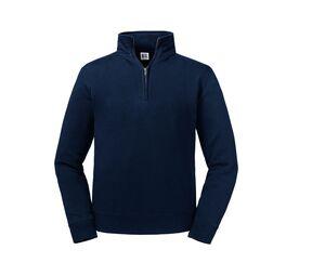 Russell RU270M - Authentic zipped neck sweatshirt French Navy