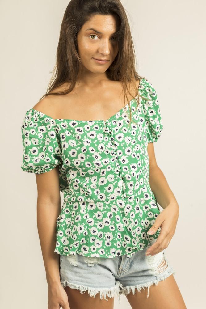 Anna Ellis 1TP15 - 
Floral print blouse
