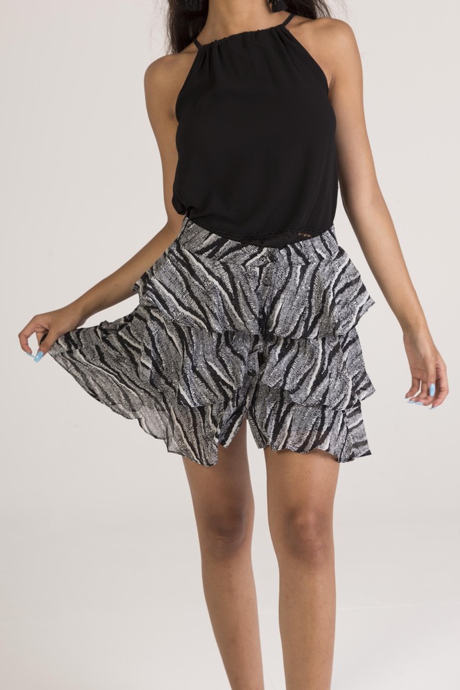 IVIVI 1SK2 - Ruffled skirt