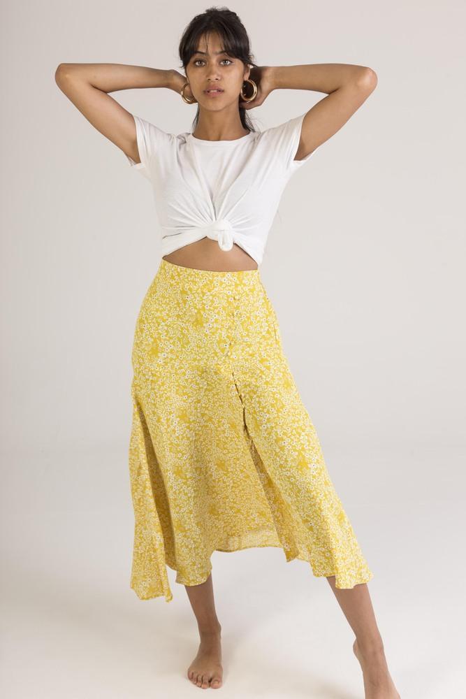 ELENZA 1SK9 -  Floral print skirt