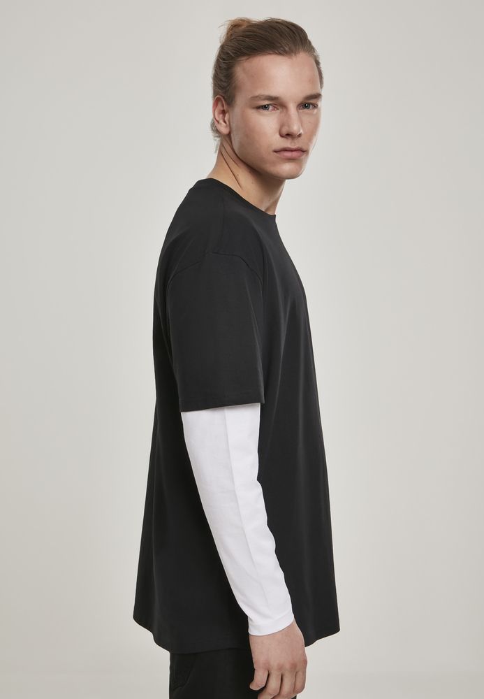 Urban Classics TB2887C - Oversized Shaped Double Layer LS Tee