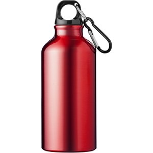 PF Concept 100002 - Oregon 400 ml aluminium water bottle with carabiner Red
