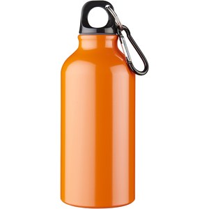PF Concept 100002 - Oregon 400 ml aluminium water bottle with carabiner Orange