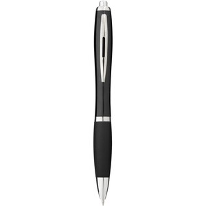 PF Concept 106399 - Nash ballpoint pen with coloured barrel and grip Solid Black