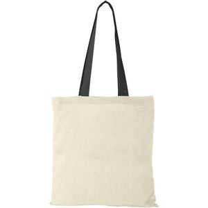 PF Concept 120131 - Nevada 100 g/m² cotton tote bag coloured handles 7L Natural