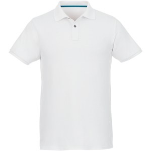 Elevate NXT 37502 - Beryl short sleeve men's GOTS organic recycled polo White