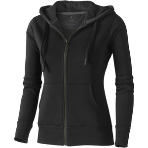 Elevate Life 38212 - Arora women's full zip hoodie Solid Black
