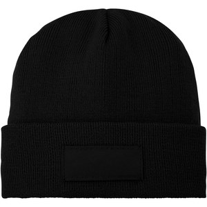 Elevate Essentials 38676 - Boreas beanie with patch Solid Black