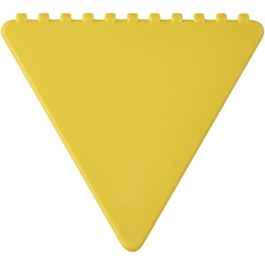 PF Concept 104252 - Frosty triangular recycled plastic ice scraper Yellow