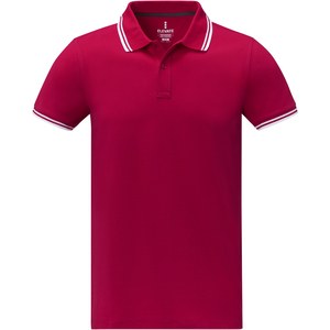 Elevate Life 38108 - Amarago short sleeve men's tipping polo Red
