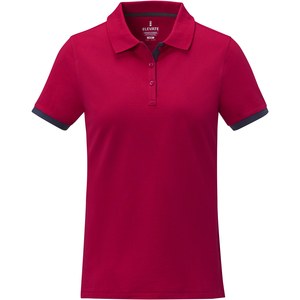 Elevate Life 38111 - Morgan short sleeve women's duotone polo Red