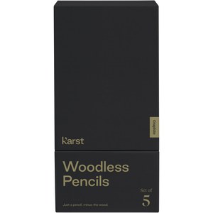 Karst® 107793 - Karst® 5-pack 2B woodless graphite pencils Grey