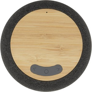PF Concept 124318 - Ecofiber bamboo/RPET Bluetooth® speaker and wireless charging pad Natural