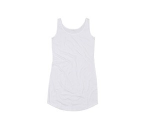 MANTIS MT116 - Jersey curved vest dress White