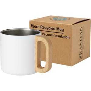 Seasons 100740 - Bjorn 360 ml RCS certified recycled stainless steel mug with copper vacuum insulation